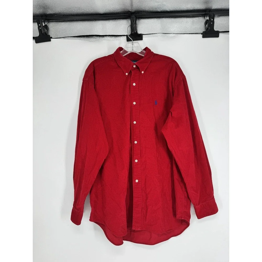 Polo Ralph Lauren Blake Corduroy Shirt Mens XL Vintage Long Sleeve Button Down